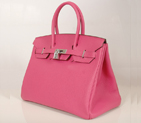 Hermes Birkin togo leather 35CM Peach togo(Silver) H35PBJSS