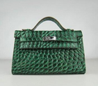 Hermes Kelly 22CM Dark Green Stripe HKL220DGS001