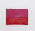 Celine Solo Bi Color Clutch Bag Rosy&Red 8821