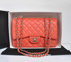 Chanel Original Leather Flap Bag A28600 Light Red A28600