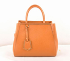 Fendi Fall Winter 2012 2Jours Saffiiano Leather Tote Bag 8BH250S Wheat 2552S