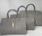 Yves Saint Laurent Cabas Chyc Medium Bag 279079M Grey 279079M