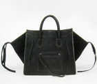 Celine Phantom Bags Suede Leather C6028B Black C6028B