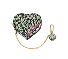 HEART COIN PURSE LEOPARD M91472